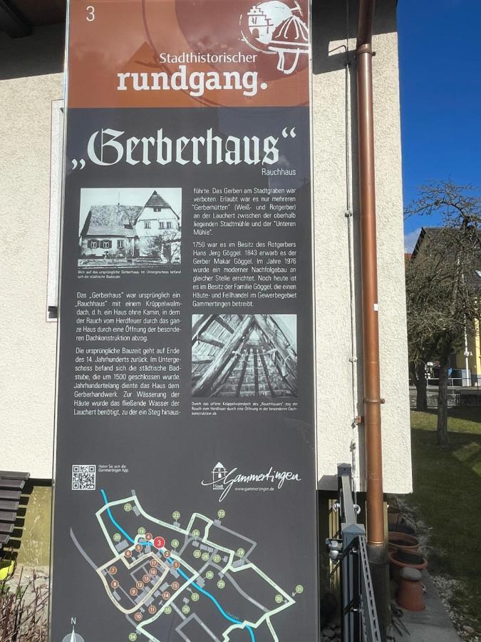 Ferienwohnung Im Gerberhaus Gammertingen ภายนอก รูปภาพ
